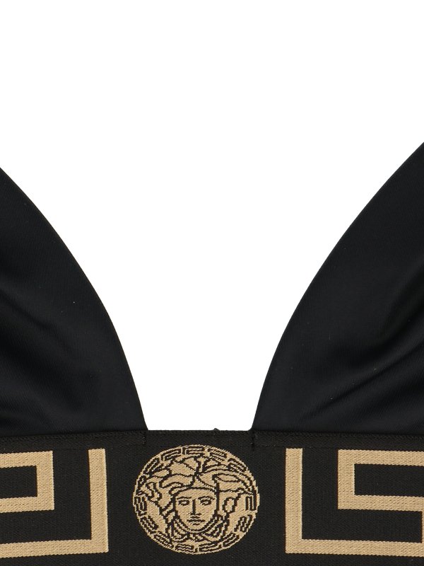 Bikinis Versace Greca Bikini Top A A