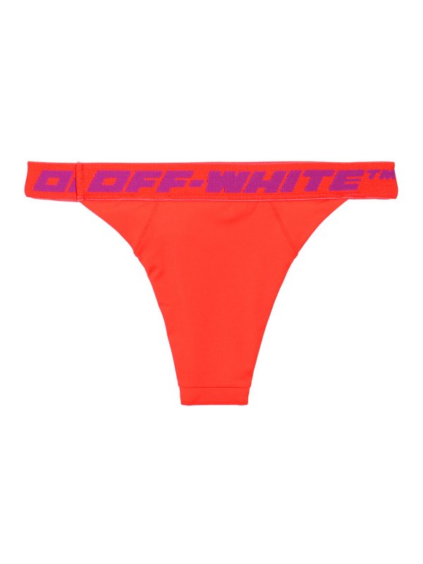 Bikinis Off White Elastic Bikini Logo Owfa S Jer