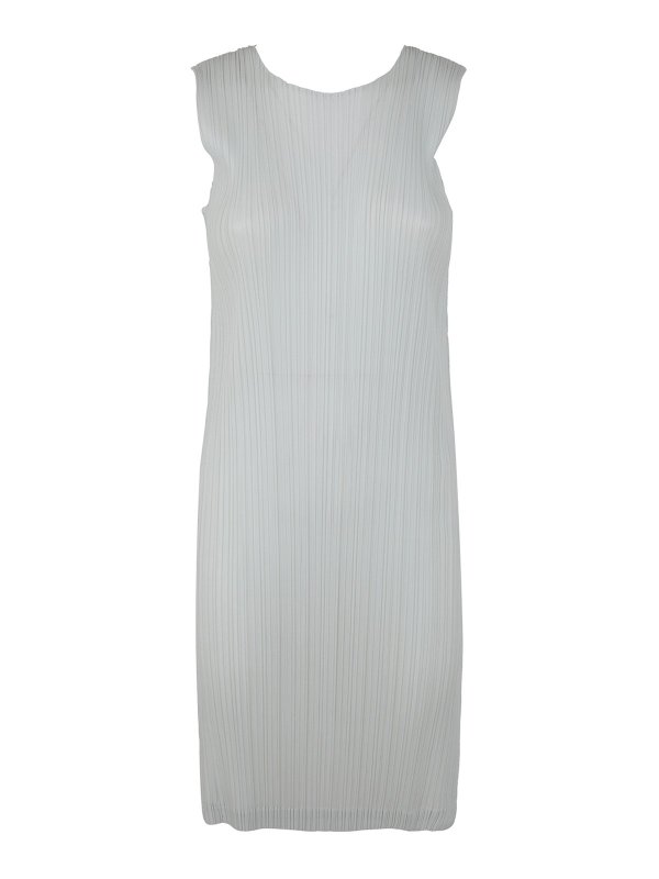 Vestidos Media Pierna Pleats Please Issey Miyake Vestido Midi