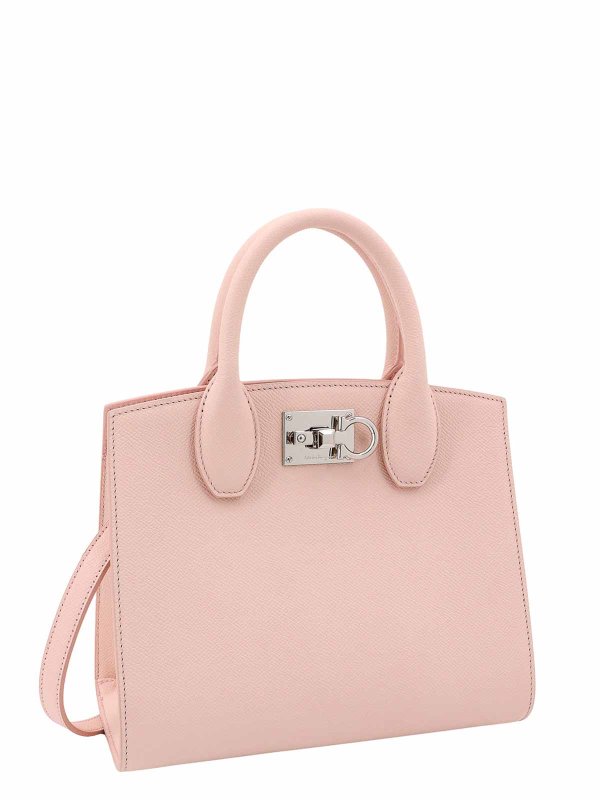 Totes Bags Salvatore Ferragamo Leather Handbag With Iconic Gancini