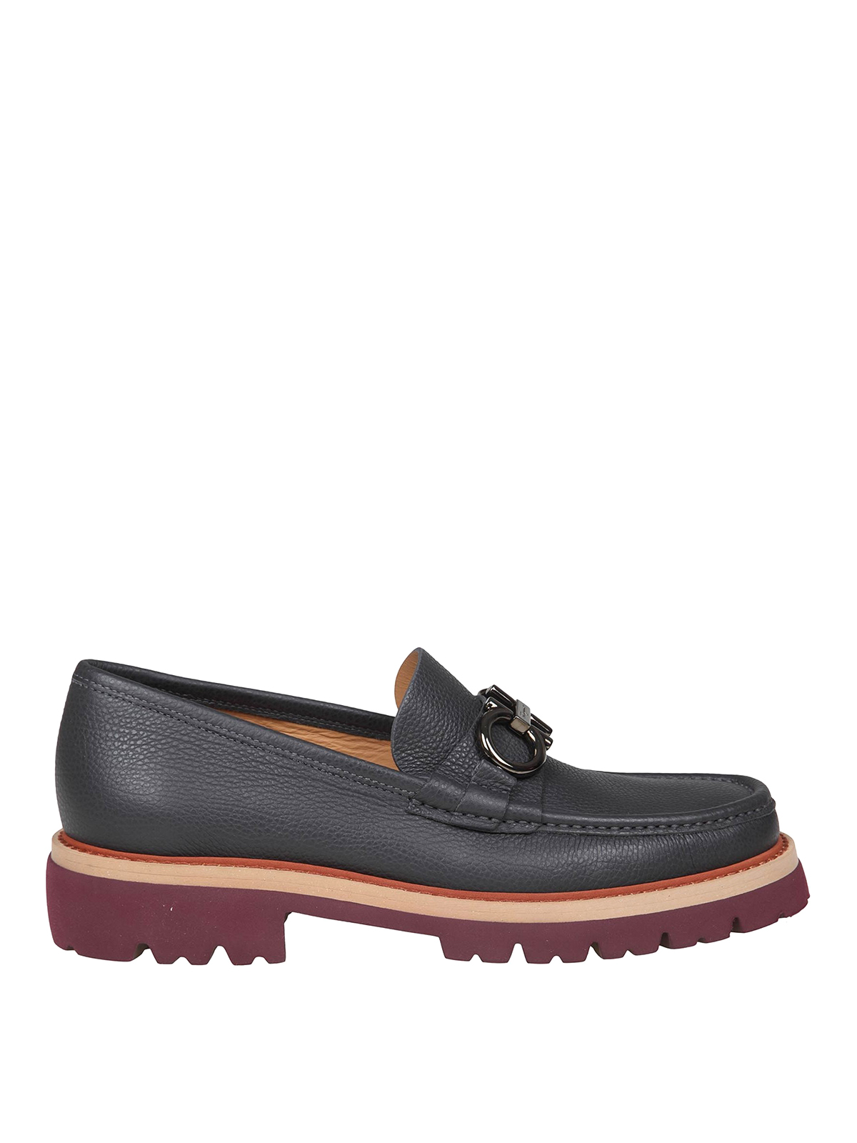 quality product Salvatore Ferragamo Black Buckle Loafer Moccasin