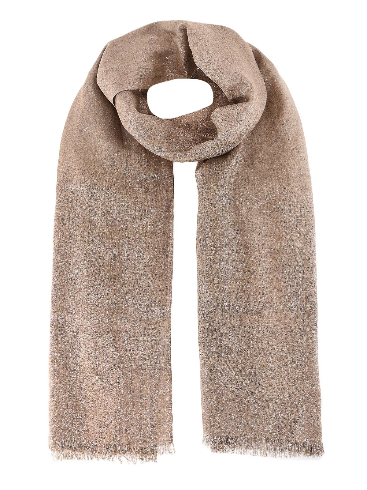 Scarves Brunello Cucinelli Sparkling Cashmere Silk Wool Scarf