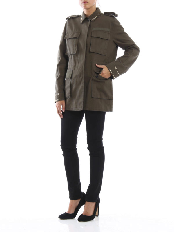 03. Rockstud Untitled field jacket shop online: VALENTINO