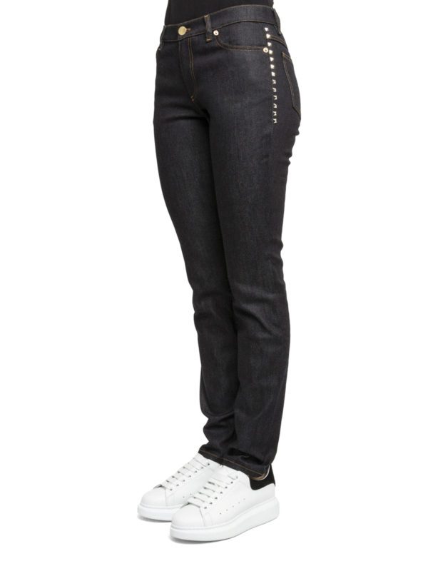 Vaqueros Rectos Rockstud Untitled shop online: VALENTINO
