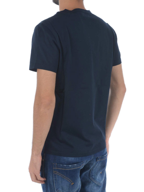 T-shirt in jersey blu Moncler Genius 2 shop online: MONCLER