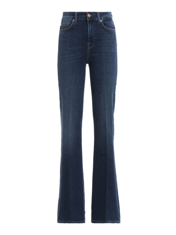 7 FOR ALL MANKIND: flared jeans - Lisha high rise flared jeans