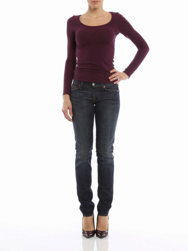 7 FOR ALL MANKIND: straight leg jeans online - Roxanne jeans