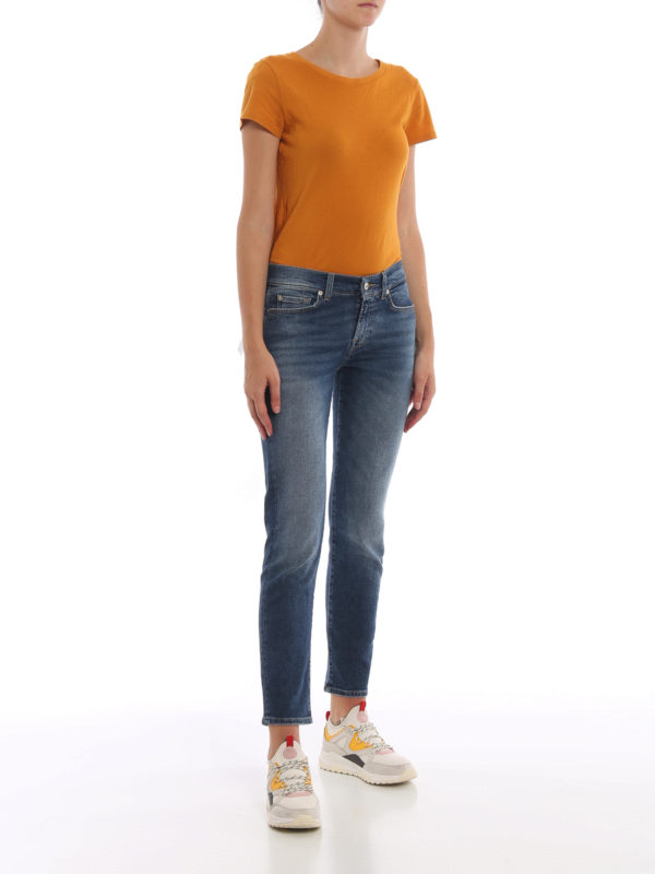 7 FOR ALL MANKIND: Jeans à jambe droite online - Jean Droit - Roxanne
