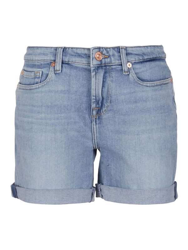 7 FOR ALL MANKIND: Trousers Shorts - Boy shorts