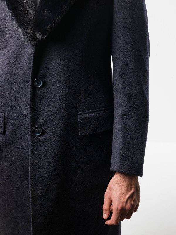 Serio Fur Coat shop online: BRIONI