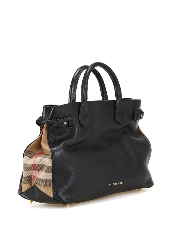 BURBERRY: Handtaschen online - Lederhandtasche Medium Banner