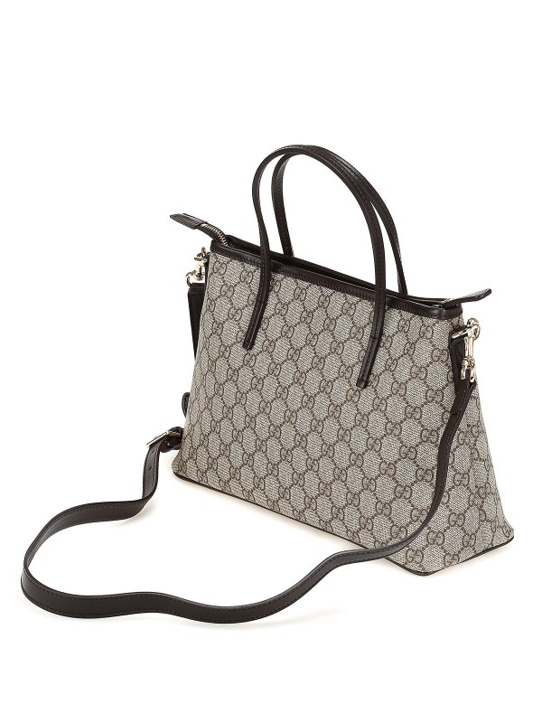 GG Supreme canvas small tote shop online: GUCCI