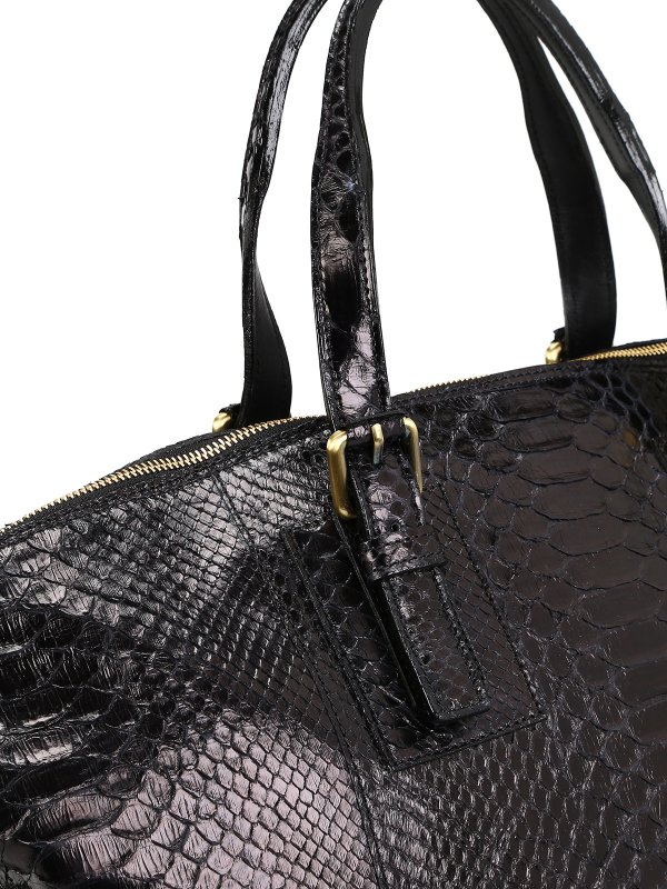 Ghibli buy online Python leather tote bag