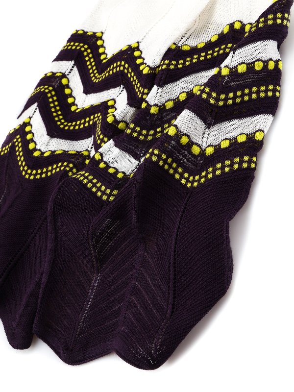 iKRIX M MISSONI: Stoles & Shawls - Multicolor zigzag scarf