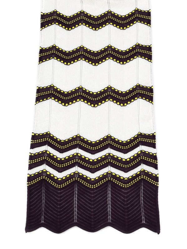Multicolor zigzag scarf shop online: M MISSONI