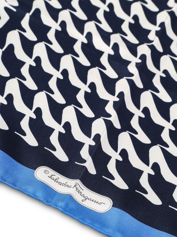 Babette silk scarf shop online: SALVATORE FERRAGAMO