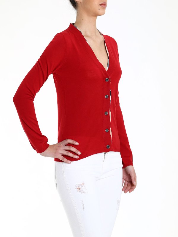 BURBERRY buy online Merino wool cardigan