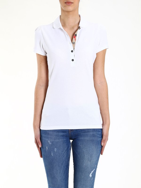 iKRIX BURBERRY: Poloshirts - Poloshirt Fur Damen - Weiß