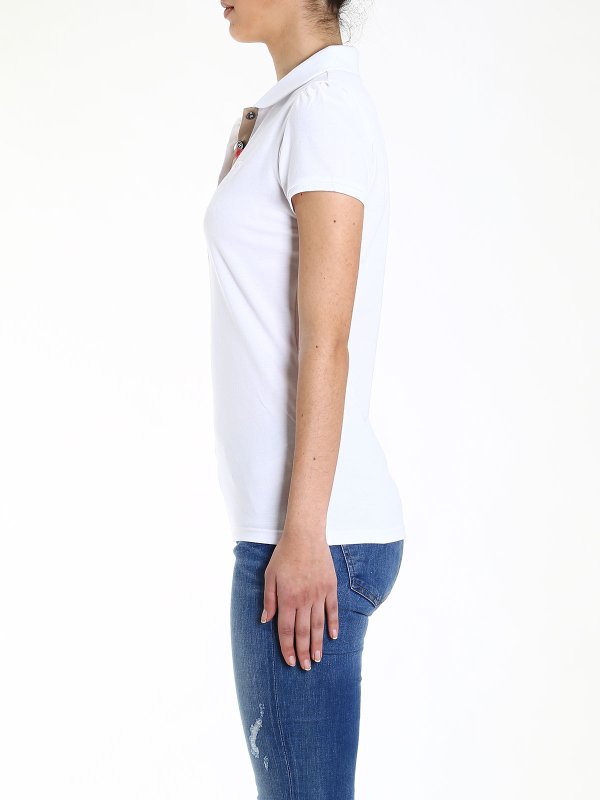 iKRIX BURBERRY: Poloshirt Fur Damen - Weiß