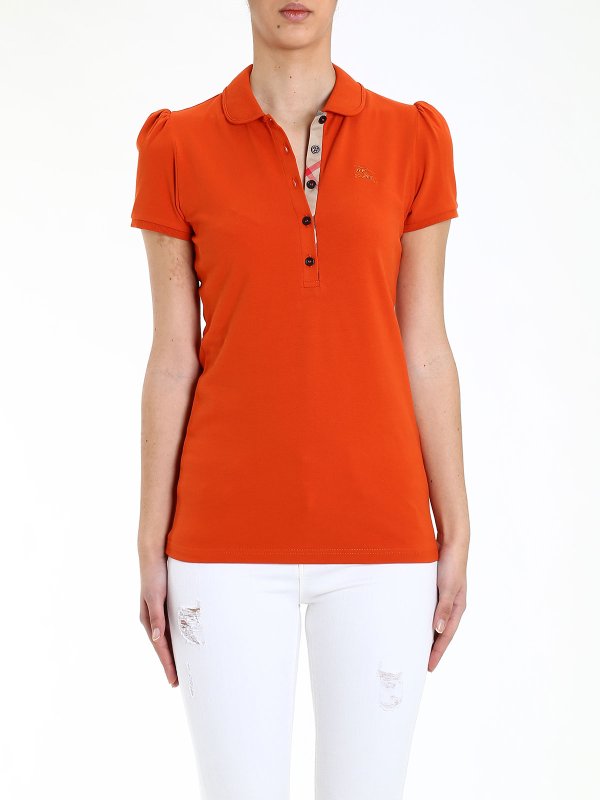 iKRIX BURBERRY: polo shirts - Check placket polo shirt