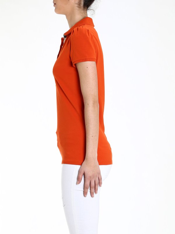 iKRIX BURBERRY: Check placket polo shirt