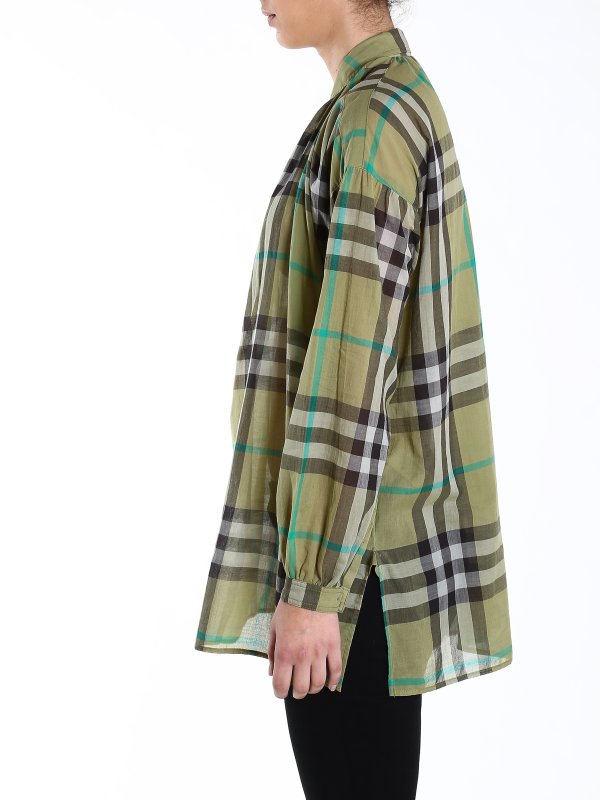 iKRIX BURBERRY: Check Cotton Tunic