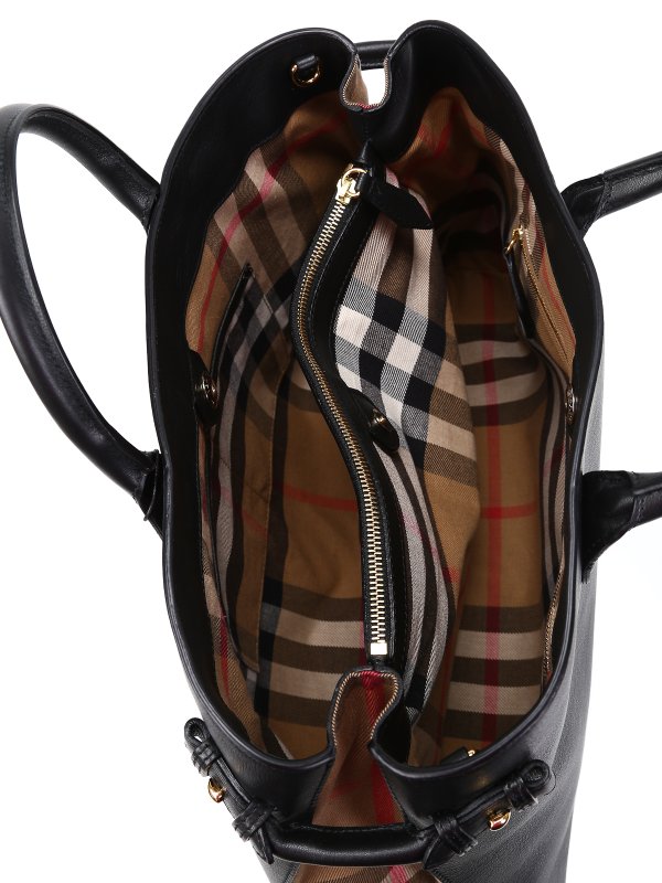 iKRIX BURBERRY: Lederhandtasche Large Banner
