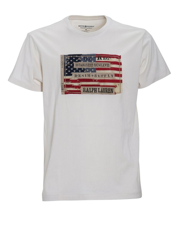 RALPH LAUREN: t-shirts - Flag t-shirt