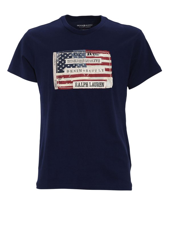 RALPH LAUREN: t-shirts - Flag t-shirt