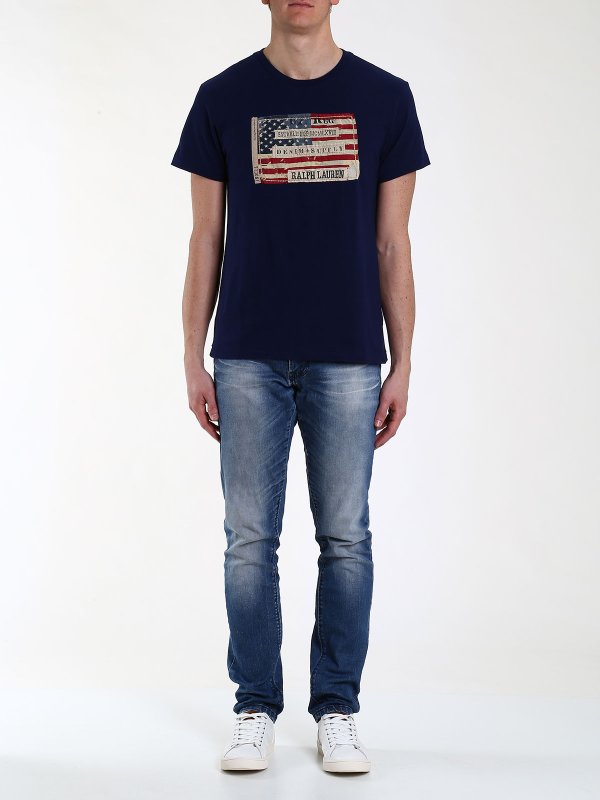 RALPH LAUREN: t-shirts online - Flag t-shirt