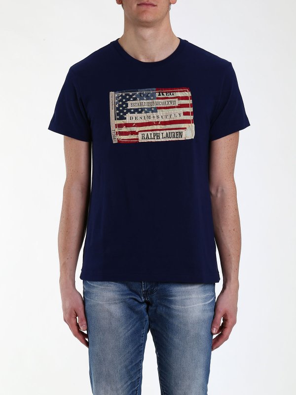iKRIX RALPH LAUREN: t-shirts - Flag t-shirt