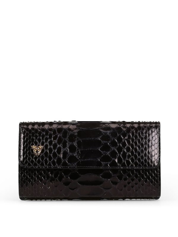 Ghibli: wallets & purses - Double python leather wallet