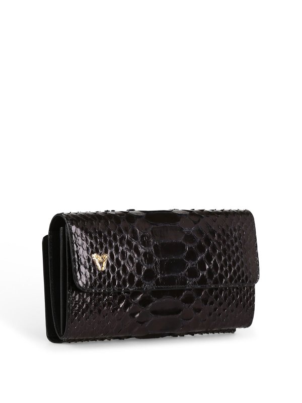 Ghibli: wallets & purses online - Double python leather wallet