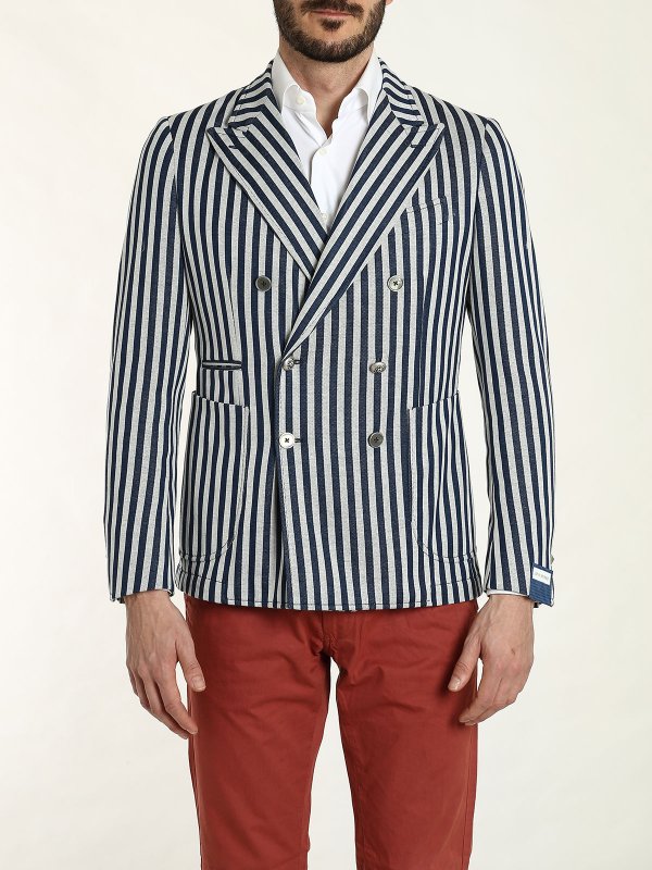 iKRIX JOHN SHEEP: blazers - Striped Jersey blazer