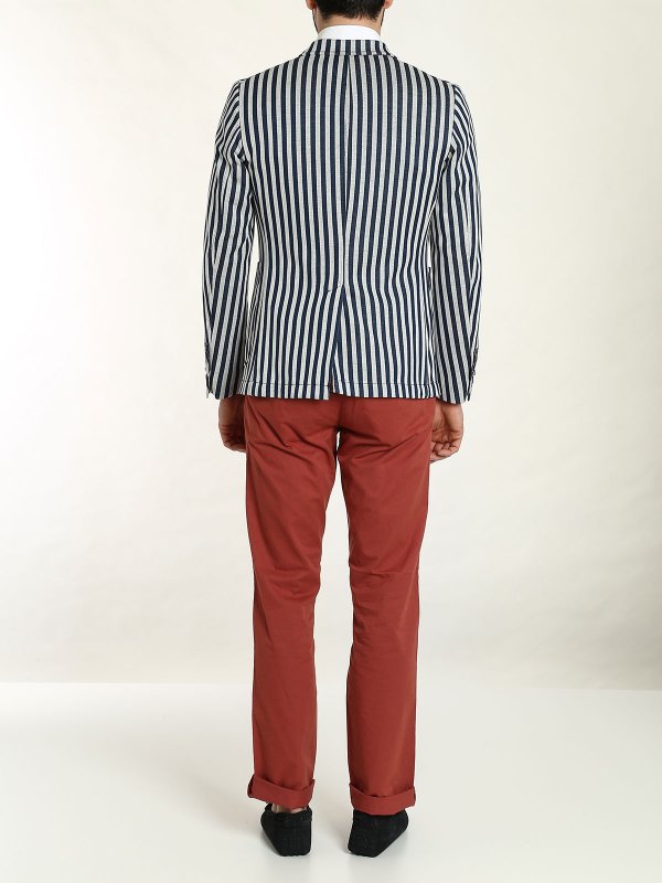 Striped Jersey blazer shop online: JOHN SHEEP