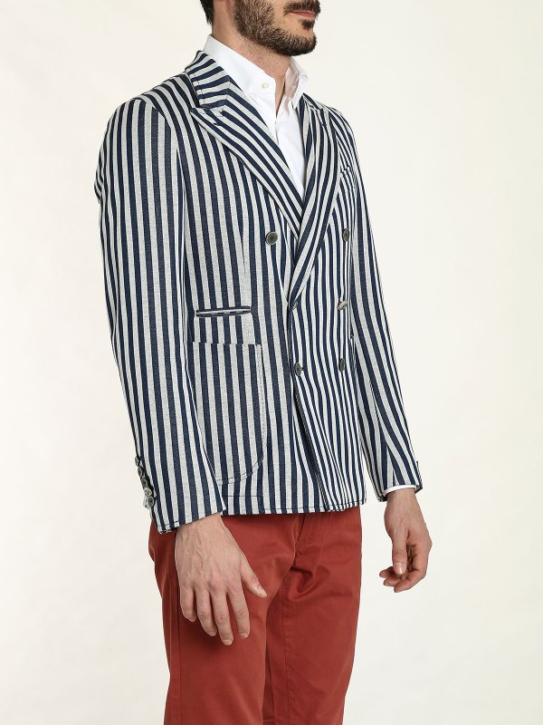 JOHN SHEEP buy online Striped Jersey blazer