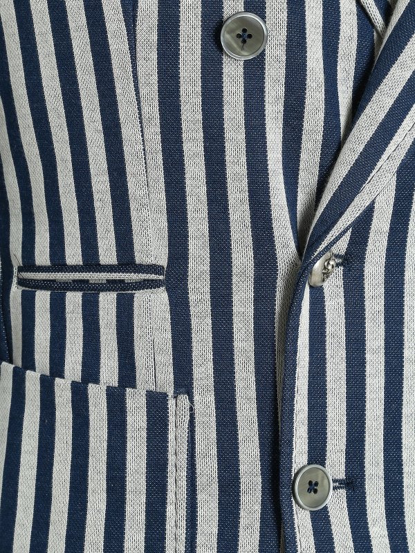 blazers shop online Striped Jersey blazer