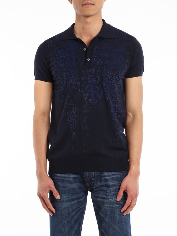 iKRIX ROBERTO CAVALLI: polo shirts - Snake print polo