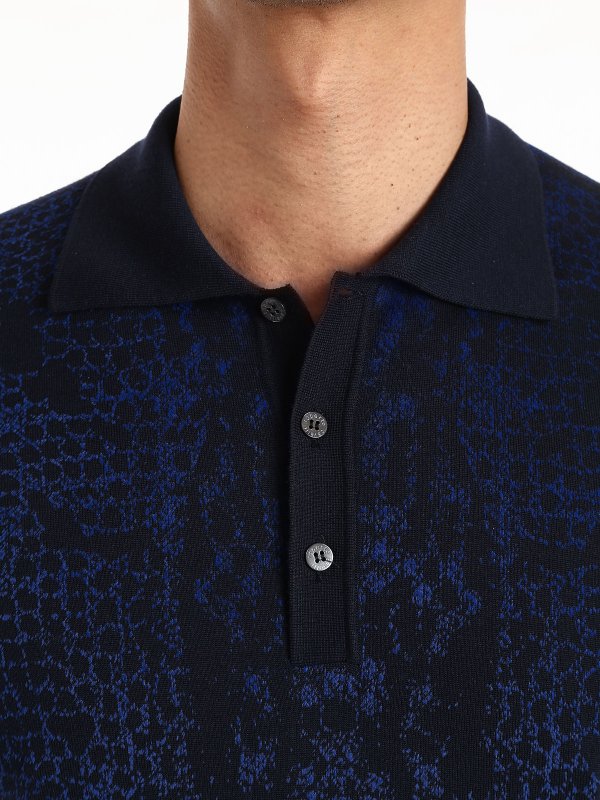 polo shirts shop online Snake print polo