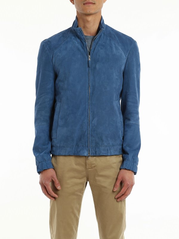 iKRIX CORNELIANI: leather jacket - Suede jacket