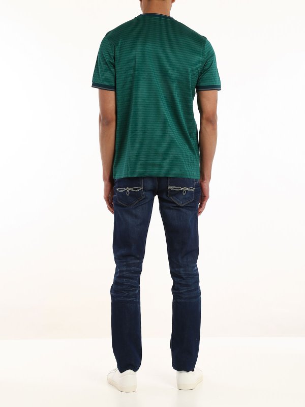 Houndstooth T-shirt shop online: BRIONI