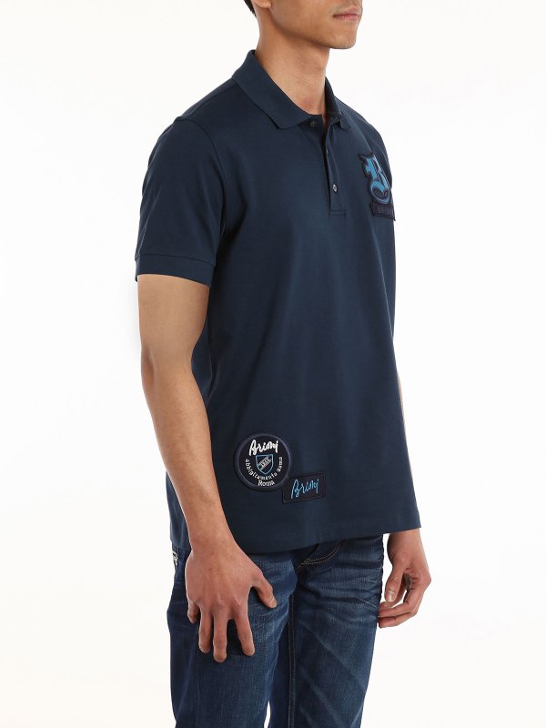 BRIONI buy online Logo patch polo