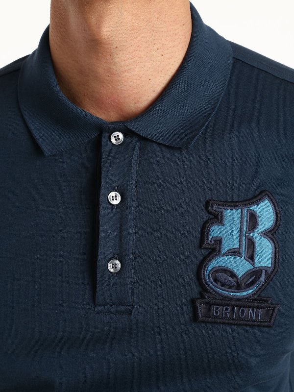 Logo patch polo