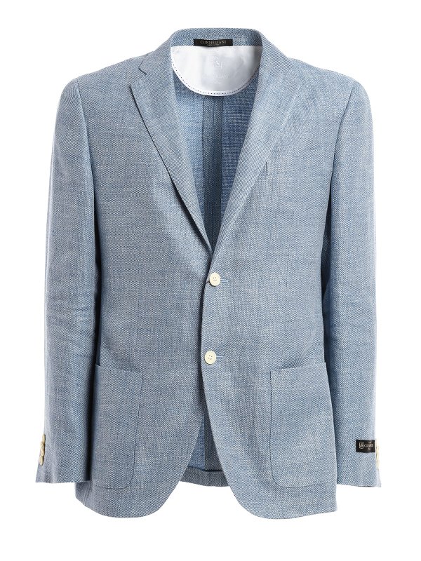 CORNELIANI: Blazer - Blazer - Hellblau