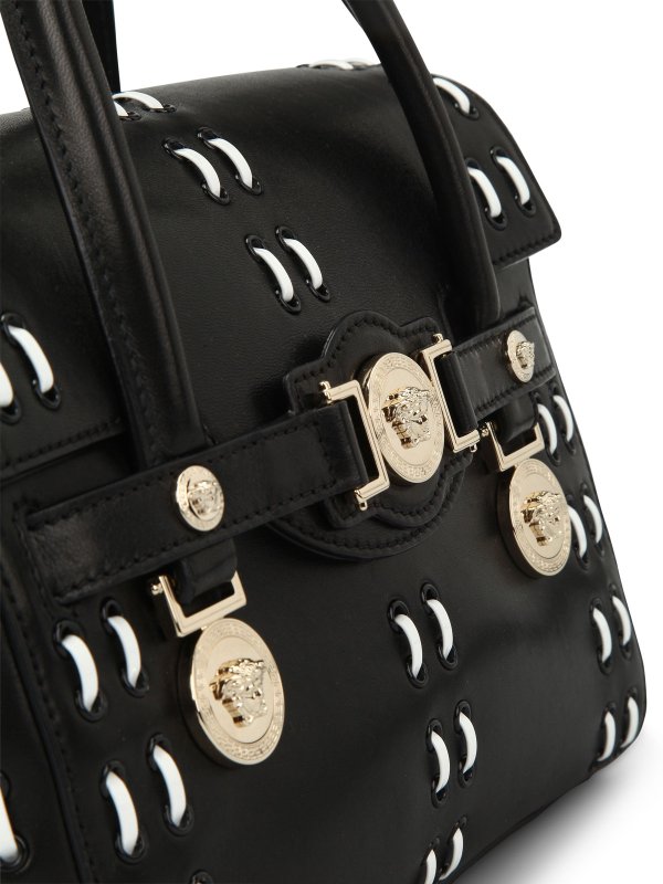 VERSACE buy online Leather stitching bag