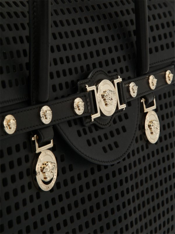 VERSACE buy online Perforated leather bag