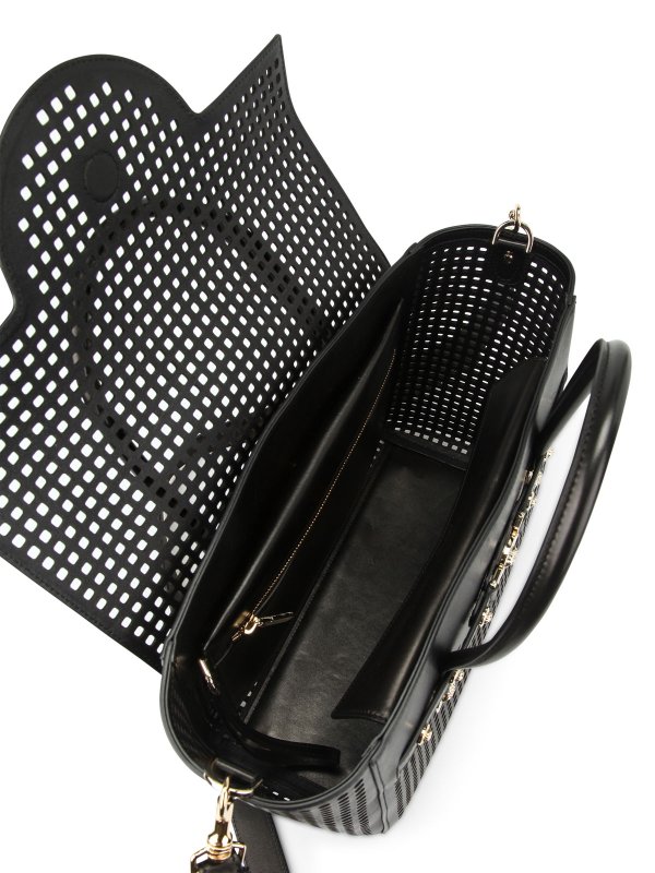 iKRIX VERSACE: Perforated leather bag