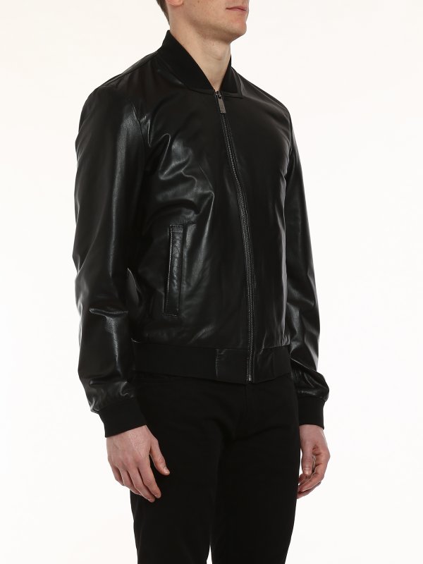 VERSACE buy online Giubbotto pelle