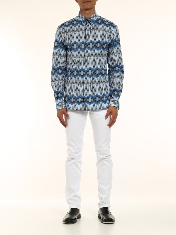 VERSACE: ストレートジーンズ online - ストレートジーンズ メンズ - 白