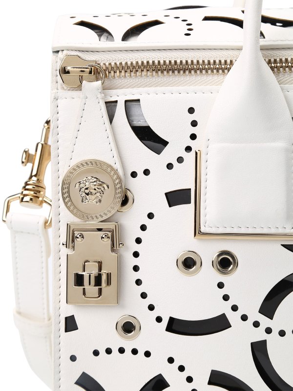 VERSACE buy online Borsa trafori al laser con borchie